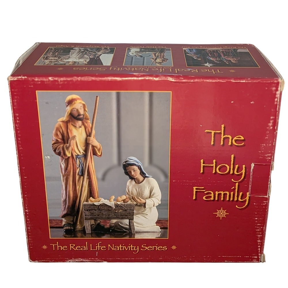 Three Kings Gifts The Holy Family Real Life Nativity Series 4 Piece Set Boxed